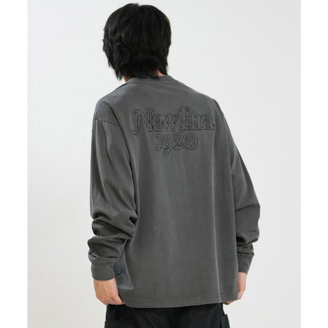 長袖 Tシャツ ロンT メンズ バックプリント LS （DGRY）