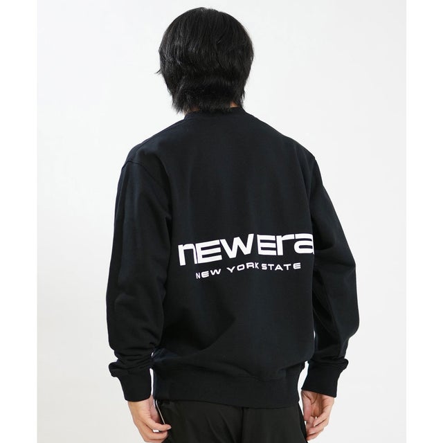 トレーナー スウェット メンズ バックプリント SW CREW （BLK）