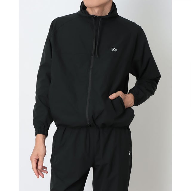 ウインドジャケット PA STRETCH WOVEN JKT BOX LOGO BLK （ブラック）