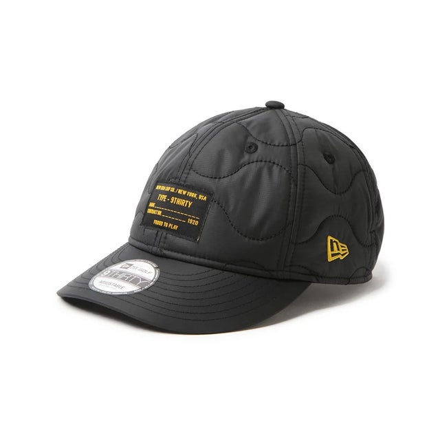 キャップ 9THIRTY キルティング ウーブンラベル ブラック 15125388 （BLK）
