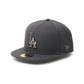キャップ 59FIFTY MLB Metallic Pewter ロサンゼルス・ドジャース （GRA）