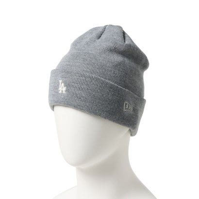 ロサンゼルス・ドジャース ミニロゴ ベーシック カフニット（LOS ANGELES DODGERS MINI LOGO BASIC CUFF KNIT） （ヘザーグレー）｜詳細画像