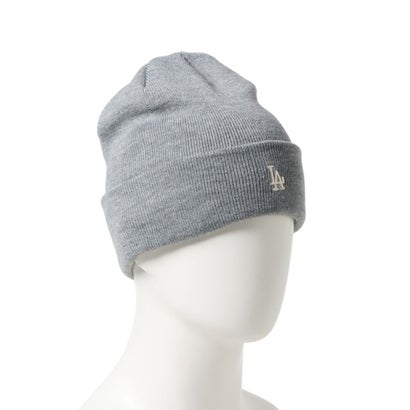ロサンゼルス・ドジャース ミニロゴ ベーシック カフニット（LOS ANGELES DODGERS MINI LOGO BASIC CUFF KNIT） （ヘザーグレー）｜詳細画像