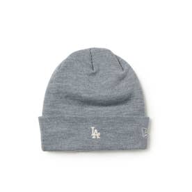 ロサンゼルス・ドジャース ミニロゴ ベーシック カフニット（LOS ANGELES DODGERS MINI LOGO BASIC CUFF KNIT） （ヘザーグレー）