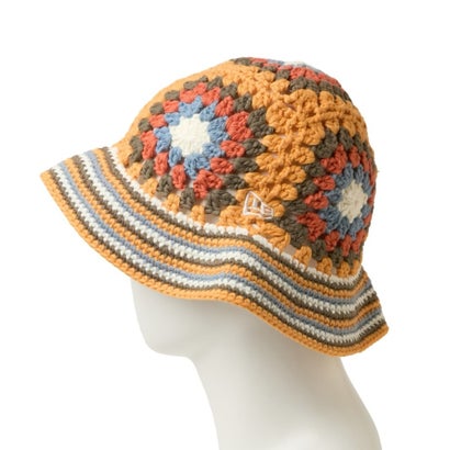 クロシェ ニット バケット ショーン・ウォザースプーン（CROCHET KNIT BUCKET Sean Wotherspoon） （タンゴオレンジ）｜詳細画像