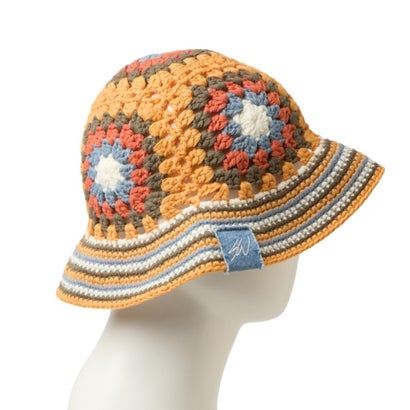 クロシェ ニット バケット ショーン・ウォザースプーン（CROCHET KNIT BUCKET Sean Wotherspoon） （タンゴオレンジ）｜詳細画像