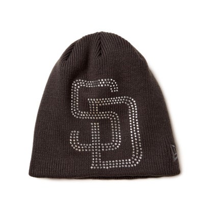 サンディエゴ・パドレス ラインストーン ベーシック ビーニー（SAN DIEGO PADRES RHINESTONE BASIC BEANIE） （ダークグレー）｜詳細画像
