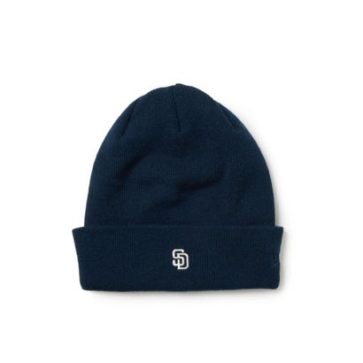 サンディエゴ・パドレス ミニロゴ ベーシック カフニット（SAN DIEGO PADRES MINI LOGO BASIC CUFF KNIT） （ネイビー）｜詳細画像