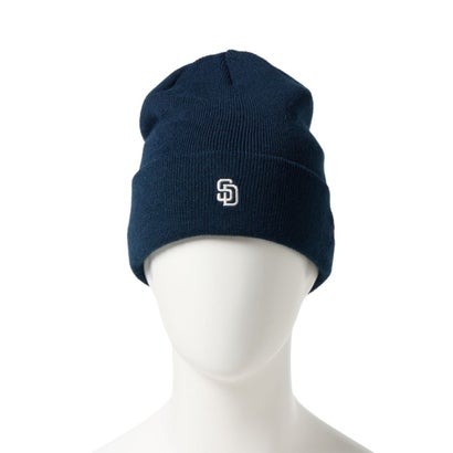 サンディエゴ・パドレス ミニロゴ ベーシック カフニット（SAN DIEGO PADRES MINI LOGO BASIC CUFF KNIT） （ネイビー）｜詳細画像