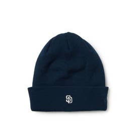 サンディエゴ・パドレス ミニロゴ ベーシック カフニット（SAN DIEGO PADRES MINI LOGO BASIC CUFF KNIT） （ネイビー）