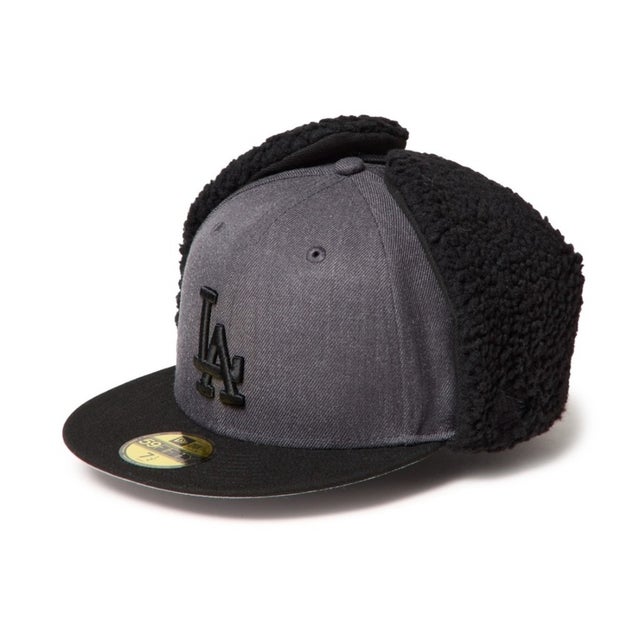 ロサンゼルス・ドジャース ドッグイヤー 59FIFTY（LOS ANGELES DODGERS DOG EAR 59FIFTY） （ヘザーグラファイト/ブラック）