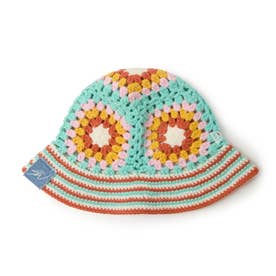 クロシェ ニット バケット ショーン・ウォザースプーン（CROCHET KNIT BUCKET Sean Wotherspoon） （ブルーティント）