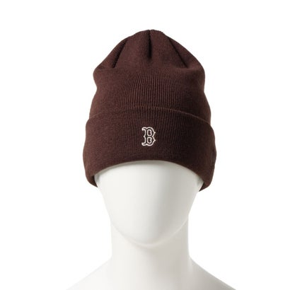 ボストン・レッドソックス ミニロゴ ベーシック カフニット（BOSTON RED SOX MINI LOGO BASIC CUFF KNIT） （バーントウッド）｜詳細画像