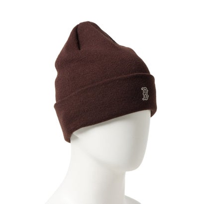 ボストン・レッドソックス ミニロゴ ベーシック カフニット（BOSTON RED SOX MINI LOGO BASIC CUFF KNIT） （バーントウッド）｜詳細画像