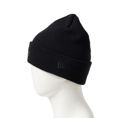 ニューヨーク・ヤンキース ミニロゴ ベーシック カフニット（NEW YORK YANKEES MINI LOGO BASIC CUFF KNIT） （ブラック）｜詳細画像