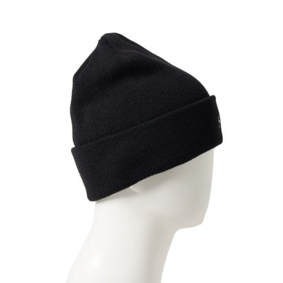 ニューヨーク・ヤンキース ミニロゴ ベーシック カフニット（NEW YORK YANKEES MINI LOGO BASIC CUFF KNIT） （ブラック）｜詳細画像