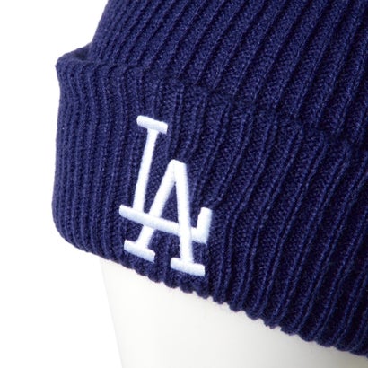 ロサンゼルス・ドジャース スクエア ニット パワード バイ ゴロー（ミンナノ）（LOS ANGELES DODGERS SQUARE KNIT Powered by Goro (MIN-NANO)） （ダークロイヤル）｜詳細画像