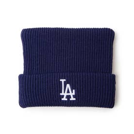 ロサンゼルス・ドジャース スクエア ニット パワード バイ ゴロー（ミンナノ）（LOS ANGELES DODGERS SQUARE KNIT Powered by Goro (MIN-NANO)） （ダークロイヤル）