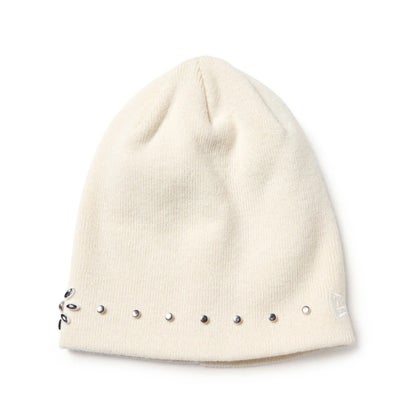 ビーニー ニット帽 BASIC BEANIE STUDS ホワイト （OWHI）｜詳細画像