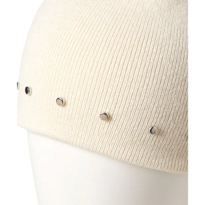ビーニー ニット帽 BASIC BEANIE STUDS ホワイト （OWHI）｜詳細画像