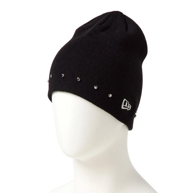 ビーニー ニット帽 BASIC BEANIE STUDS ブラック （BLK）