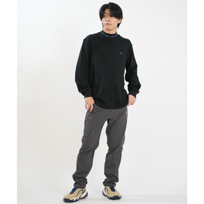 長袖 Tシャツ ロンT メンズ ハイネック ウォーム （BLK）｜詳細画像