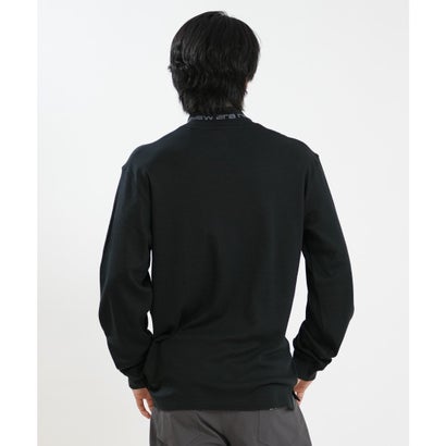 長袖 Tシャツ ロンT メンズ ハイネック ウォーム （BLK）｜詳細画像