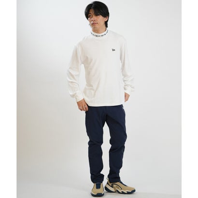 長袖 Tシャツ ロンT メンズ ハイネック ウォーム （OWHI）｜詳細画像