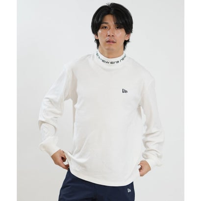長袖 Tシャツ ロンT メンズ ハイネック ウォーム （OWHI）｜詳細画像