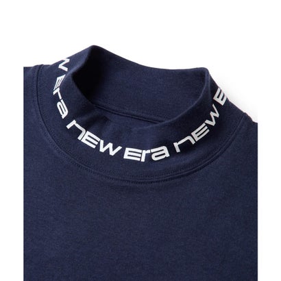 長袖 Tシャツ ロンT メンズ ハイネック ウォーム （NVY）｜詳細画像