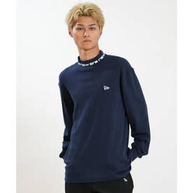長袖 Tシャツ ロンT メンズ ハイネック ウォーム （NVY）