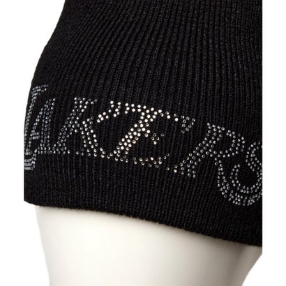 ビーニー ニット帽 ベーシック ロサンゼルス・レイカーズ ラインストーン ブラック （BLK）｜詳細画像