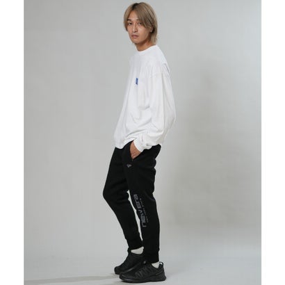 ロングパンツ メンズ スウェット パンツ ロゴ PA （BLK）｜詳細画像
