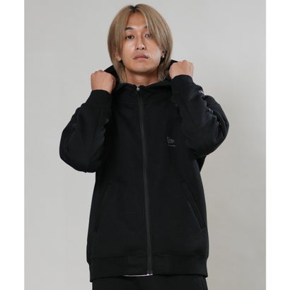 ジップアップ パーカー フーディー メンズ ロゴ PA （BLK）｜詳細画像