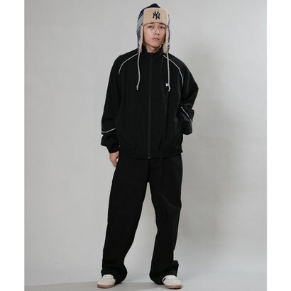 ニューエラ NEW ERA ジャージ トラックジャケット メンズ ワンポイント ロゴ PA （BLK）｜詳細画像