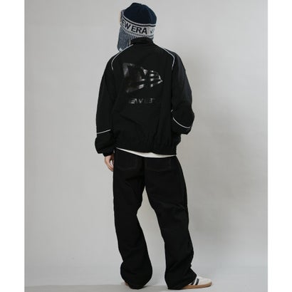 ニューエラ NEW ERA ジャージ トラックジャケット メンズ ワンポイント ロゴ PA （BLK）｜詳細画像