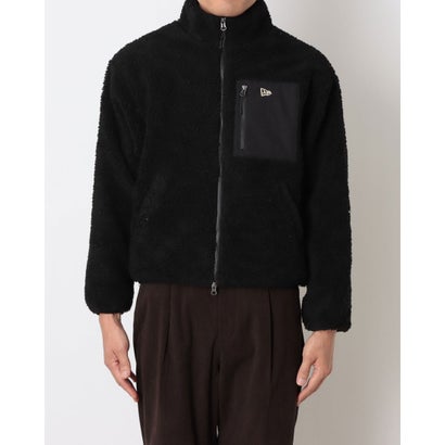 ニューエラ NEW ERA メンズ フリースジャケット BOA BLOUSON BLK 263 15129516 （ブラック）｜詳細画像