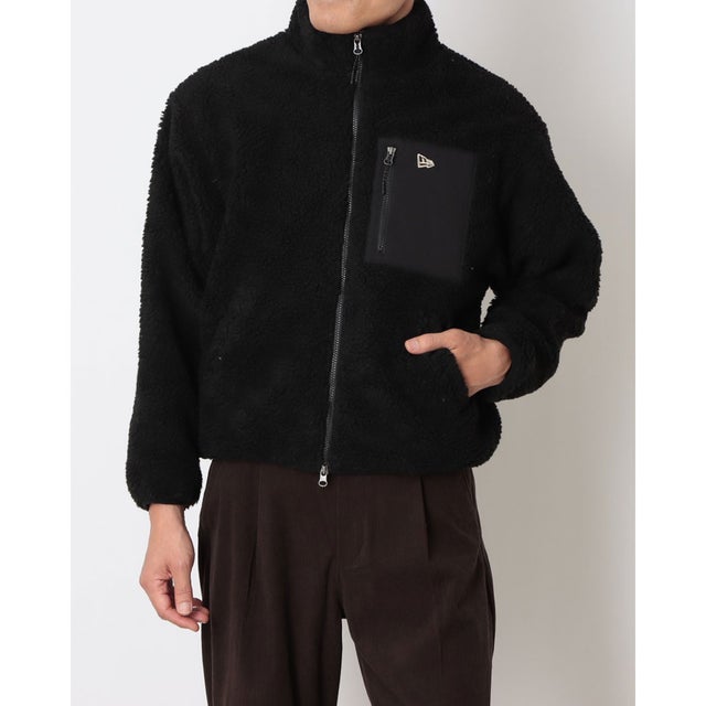 メンズ フリースジャケット BOA BLOUSON BLK 263 15129516 （ブラック）