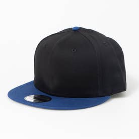NEWERA キャップ 帽子 9FIFTY 無地 950 ワンサイズ フラットバイザー スナップバック 野球 メジャーリーグ NEWERA 9FIFTY CAP （BLACKxROYAL）