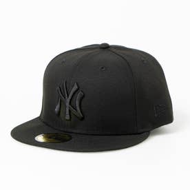 Newera 帽子 59FIFTY キャップ ヤンキース LA ドジャース フラットバイザー 5950 メンズ レディース メジャーリーグ 大人 MLB チーム NEWERA 59FIFT （NY/ブラックxブラック）