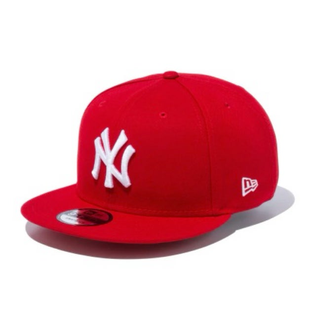 NEWERA キャップ 帽子 9FIFTY 野球チーム 950 ワンサイズ MLB フラットバイザー スナップバック 野球チーム メジャーリーグ 男女 NEWERA 9FIFTY CAP （ヤンキースレッド）