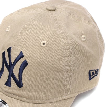 正規取扱店 キャップ メンズ レディース 深め ベースボール おしゃれ ブランド サイズ 無地 女性 男性 MLB 帽子 ベースボールキャップ 9TWENTY ウォッシュドコットン（ヤンキースピンク）｜詳細画像