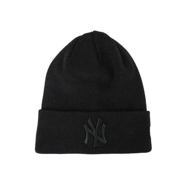 ベーシック カフニット 帽子 （NY-BLK-BLK）
