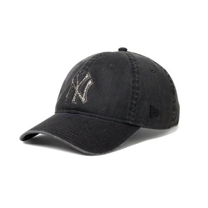 ニューエラ NEW ERA 正規取扱店 キャップ 帽子 メンズ レディース ブランド おしゃれ かわいい シンプル LA NY MLB 球団 ロゴ ラインストーン 野球帽 9TWENTY Rhinestone （ドジャースブラウン）｜詳細画像
