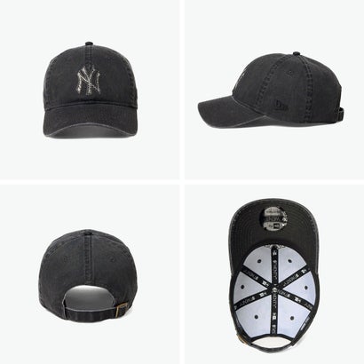 ニューエラ NEW ERA 正規取扱店 キャップ 帽子 メンズ レディース ブランド おしゃれ かわいい シンプル LA NY MLB 球団 ロゴ ラインストーン 野球帽 9TWENTY Rhinestone （ドジャースブラウン）｜詳細画像