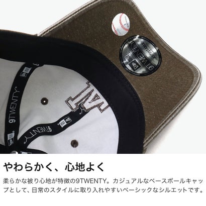 ニューエラ NEW ERA 正規取扱店 キャップ 帽子 メンズ レディース ブランド おしゃれ かわいい シンプル LA NY MLB 球団 ロゴ ラインストーン 野球帽 9TWENTY Rhinestone （ヤンキースブラック）｜詳細画像