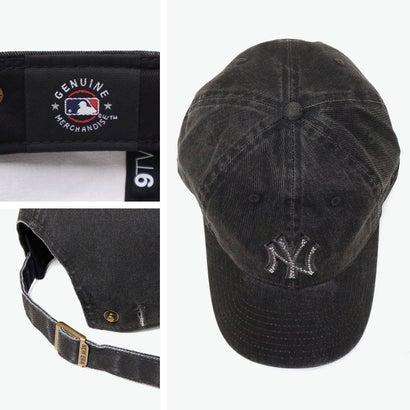 ニューエラ NEW ERA 正規取扱店 キャップ 帽子 メンズ レディース ブランド おしゃれ かわいい シンプル LA NY MLB 球団 ロゴ ラインストーン 野球帽 9TWENTY Rhinestone （ヤンキースブラック）｜詳細画像