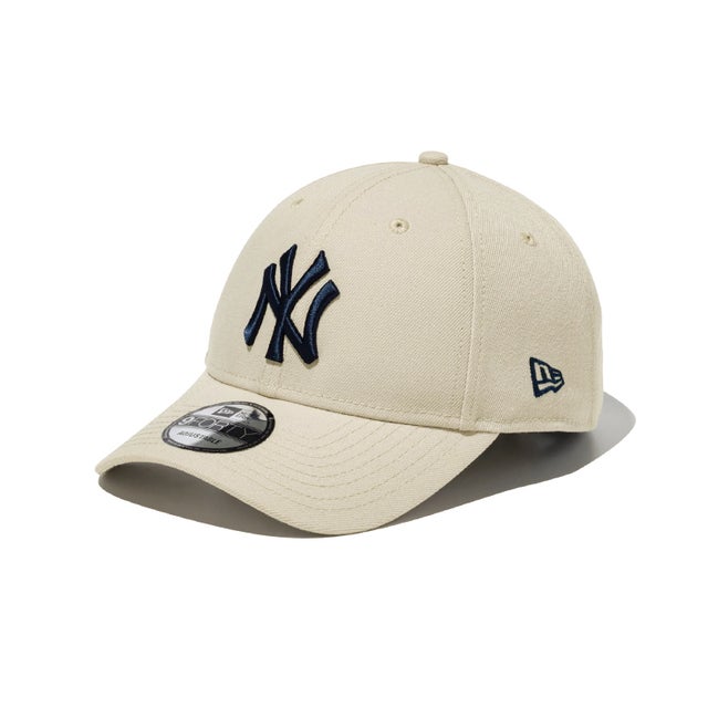 キャップ ベースボールキャップ 帽子 メンズ レディース ニューヨークヤンキース 迷彩 白 サイズ調整 9forty （ny/ストーン×ネイビー）