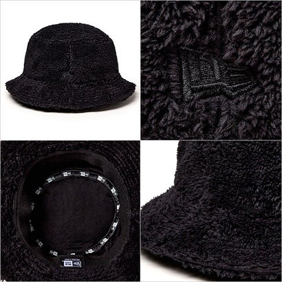 OUTDOOR OD BUCKET-01 MINK FLEECE BLK ブラック [15125085] （ブラック）｜詳細画像
