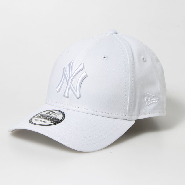 
                    Newera キャップ ナインフォーティ ヤンキース ドジャース 野球 940 ベースボールキャップ 野球帽 帽子 ハット NEWERA 9FORTY LEAGUE BASIC CAP （NYホワイトxホワイト）